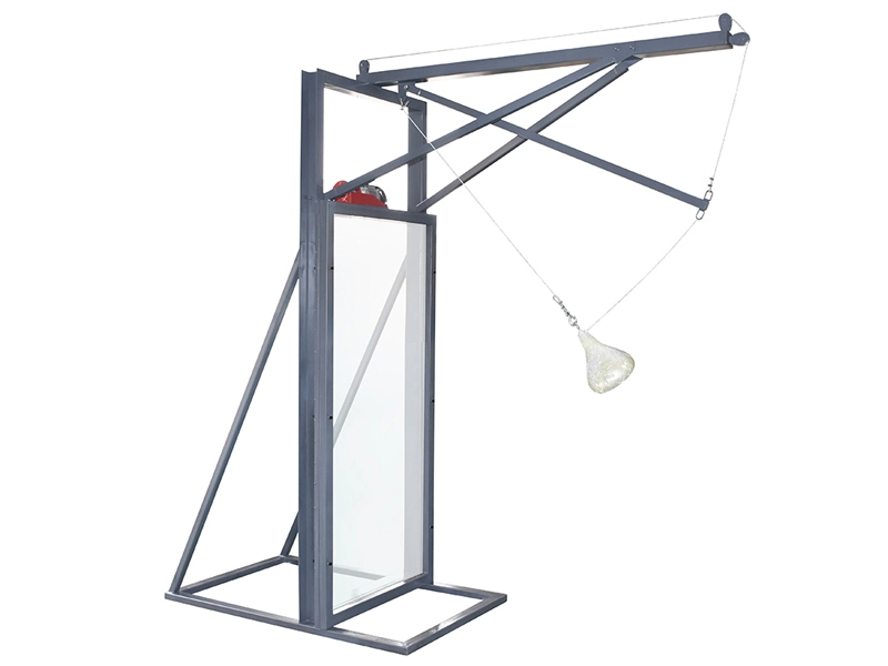 Test di resistenza agli urti in vetro