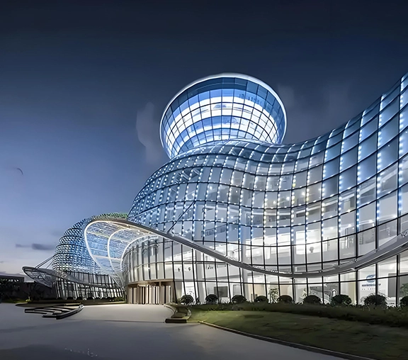 Blog e Download in vetro curvo