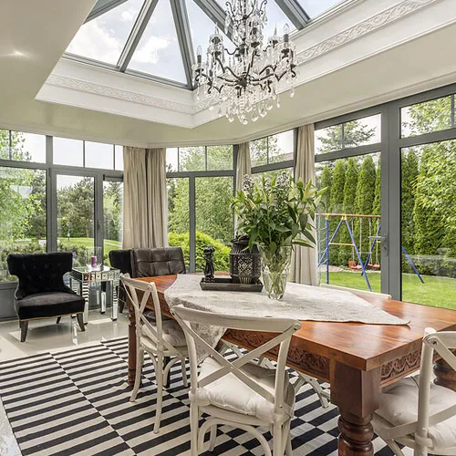 Le verande sono calde in inverno e fresche in estate